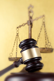 gavel and scale image
