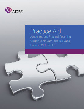 Practice aid accounting and financial reporting guidelings
