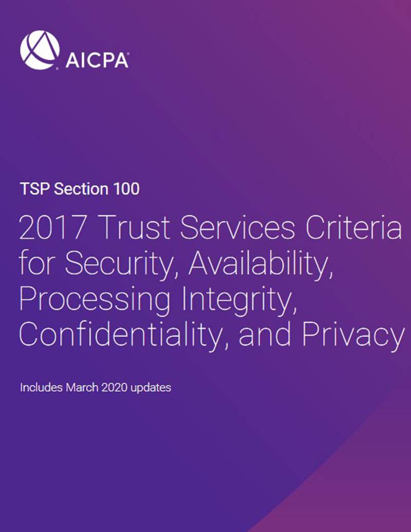 trust services criteria book cover