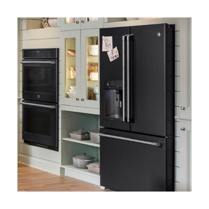 GE refrigerator - black slate