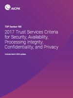 Trust services criteria cover